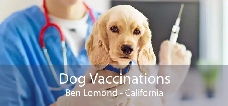 Dog Vaccinations Ben Lomond - California