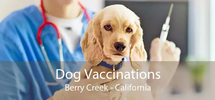 Dog Vaccinations Berry Creek - California