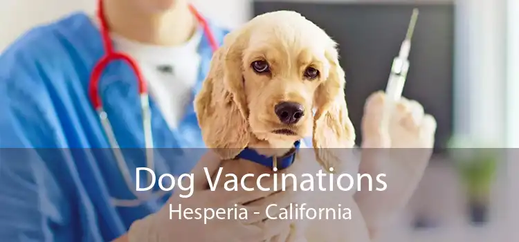 Dog Vaccinations Hesperia - California