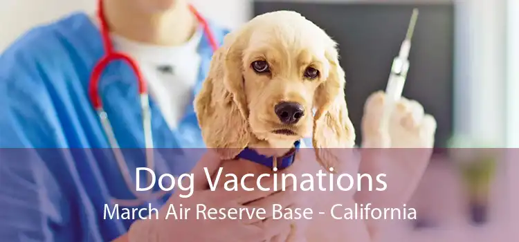 Dog Vaccinations March Air Reserve Base - California