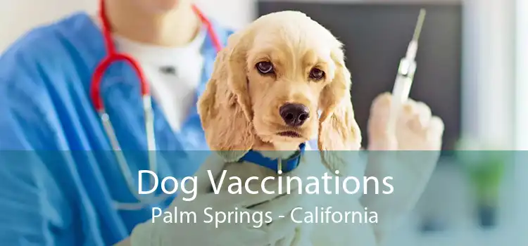 Dog Vaccinations Palm Springs - California